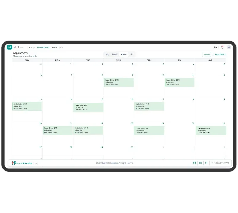 Patient - Appointments