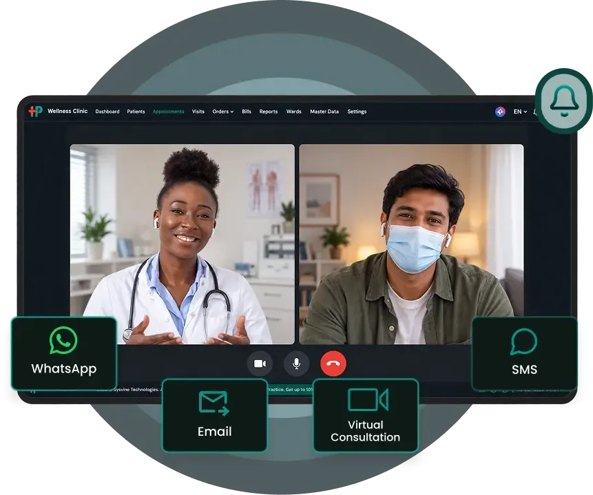 Writing a prescription by hand with SmartRx WriteRx in HealthPractice