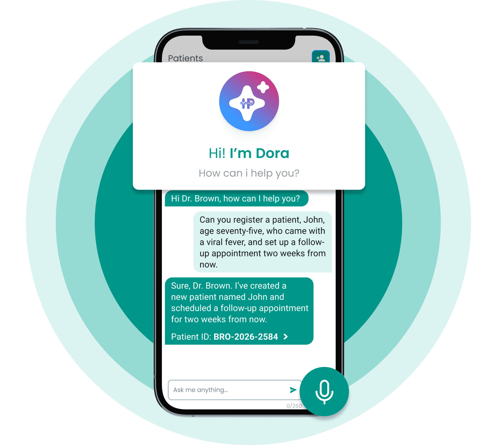 Messaging patients over WhatsApp from HealthPractice